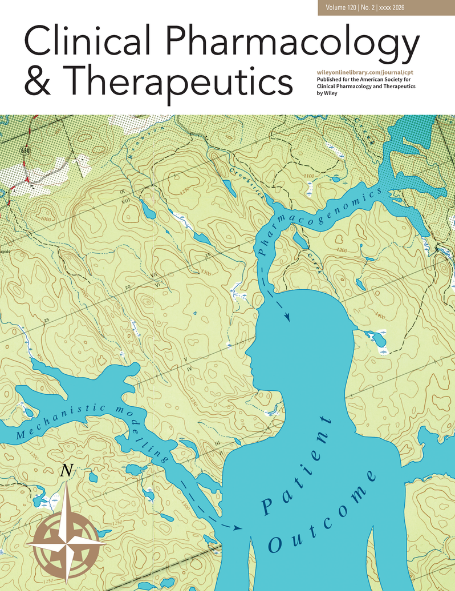 Clinical Pharmacology & Therapeutics issue August 2026